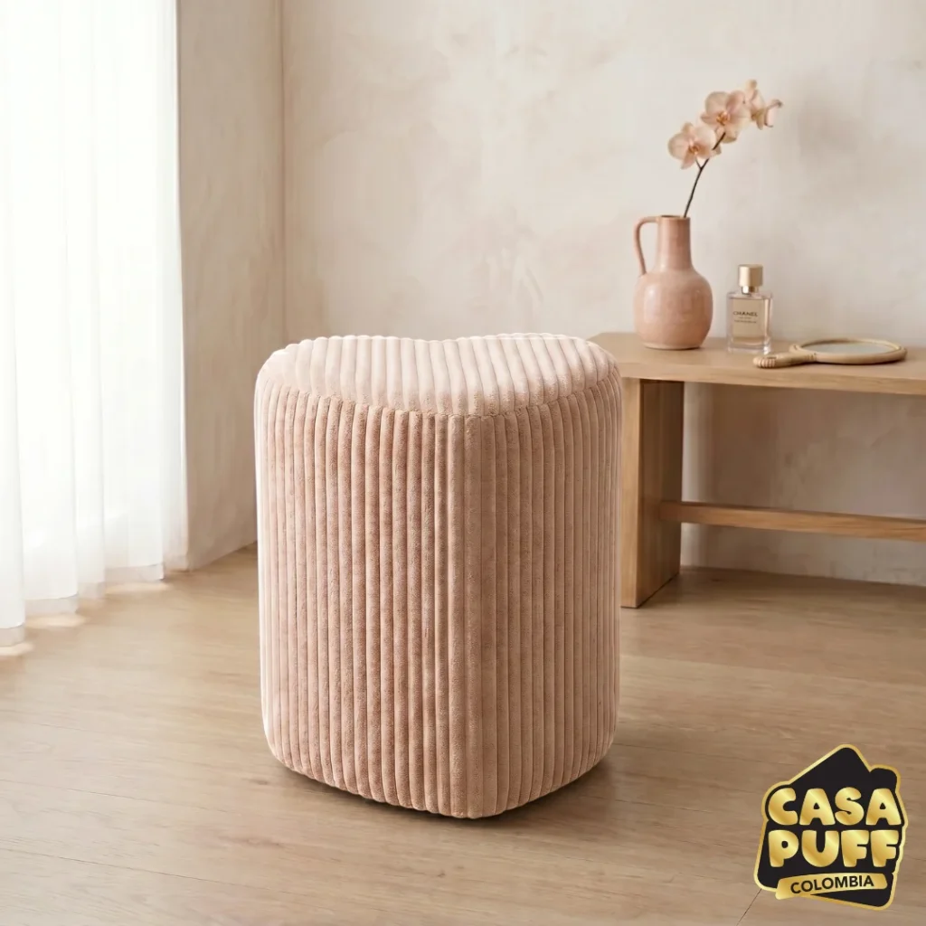 1 Butaca puff — Beige
